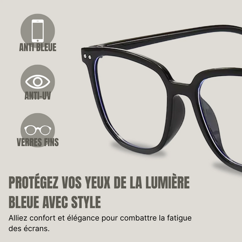 Lunettes anti lumière bleu sur mesure
