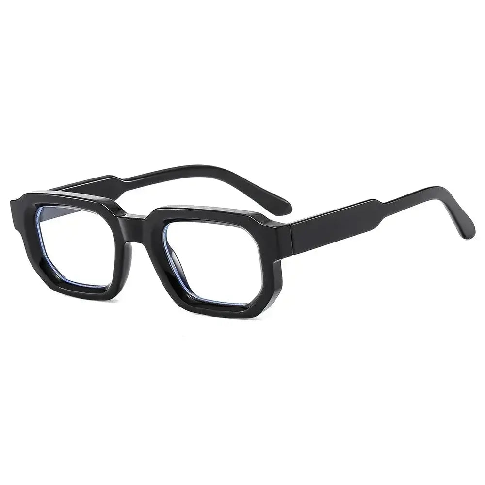 Lunette de soleil carré sur mesure d'été vue latérale